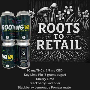 Seltzer 4pk by Rooting VA (10 mg)